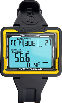 Подводный компьютер Cressi Sub Raffaello — точность, стиль и надёжность в одном устройстве